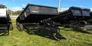 New 2025 Taylor 6 x 12 Low Side Dump 12k Trailer